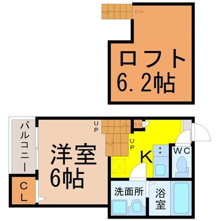 ロイヤルクレスト八熊の物件間取画像